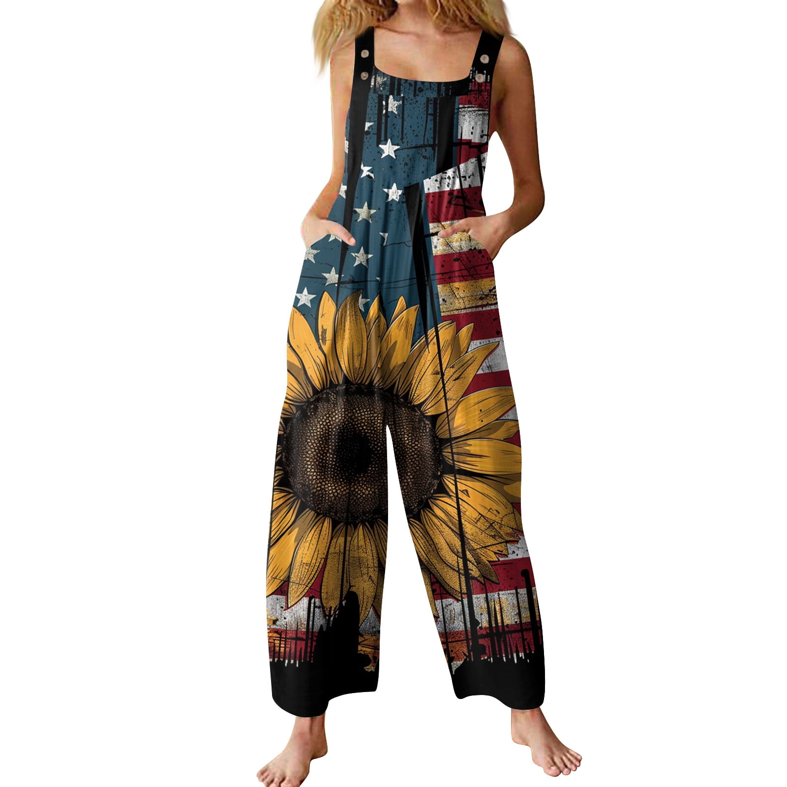 Adult Women's Zip front Flag Patriotic Bodysuit