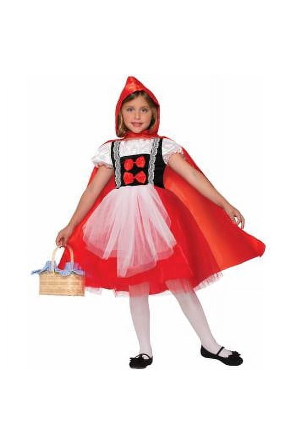 CHCO-RED RIDING HOOD DRESS/CAP