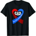 thumbnail image 1 of CHD Warrior Ribbon Congenital Heart Disease Awareness T-Shirt, 1 of 3