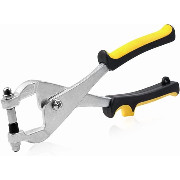 CHE-10 Inch Ceiling Grid Punch Pliers - 3.24mm Grid Hole Punch for Rivets - Multifunctional Puncher for Thin Metal Sheet Decoration