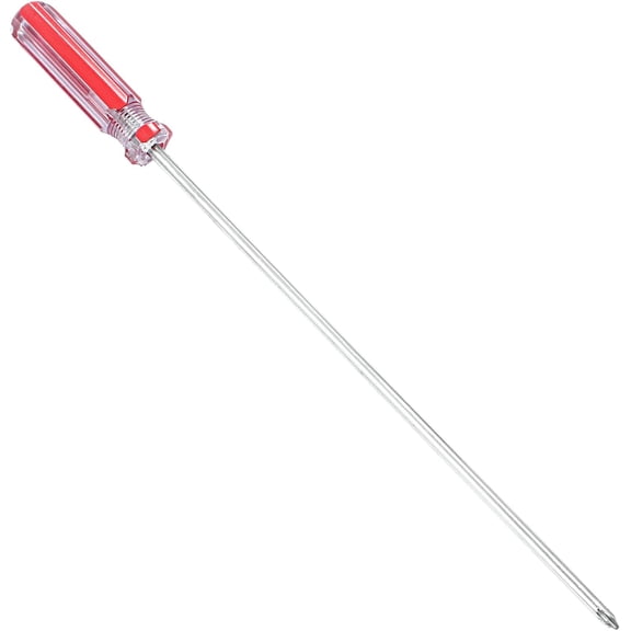 CHE-10 Inch Phillips Cross Head Screwdriver, Extra Long Shaft Magnetic Tip #2 Screwdriver for Home Repair