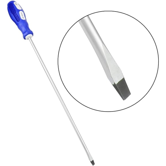 CHE-12-inch long screwdriver long handle screwdriver head flat head 6 mm magnetic screwdriverPH2-#2