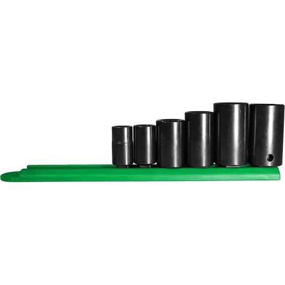 CHE-16026 Inverted Torx Socket Bit Set, 6-Piece, Black Oxide Finish, polished chrome