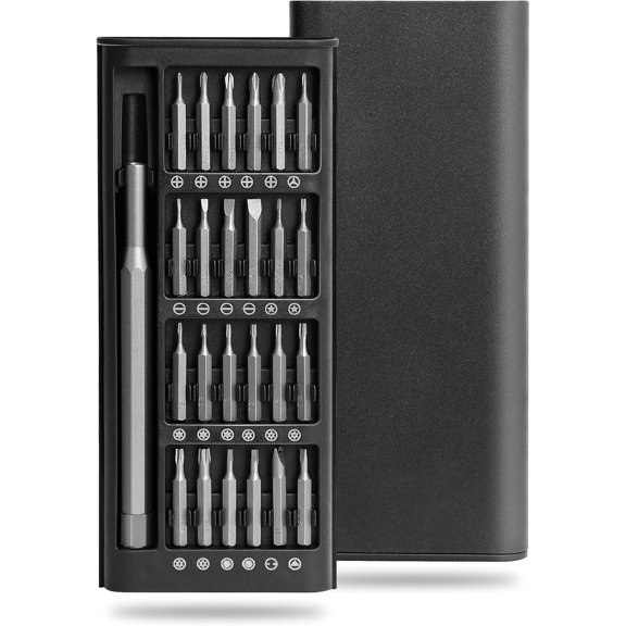 CHE-25 in 1 Small Screwdriver Set Precision Screwdriver Set Magnetic Screwdriver Kit Electronic Repair Tool kit for PC Laptop Phone Watch Eyeglasses Phillips and Star Tiny Screw Driver