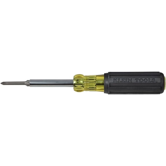 CHE-32559 Multi-bit Screwdriver / Nut Driver, Extended Reach 6-in-1 Tool with Nut Driver, Phillips and Slotted Bits