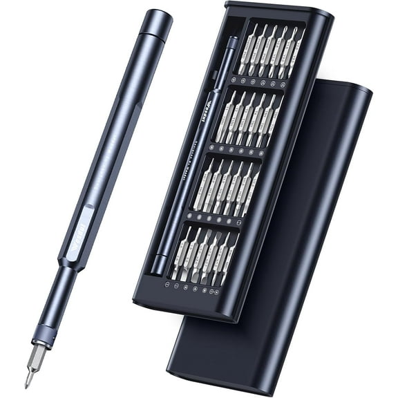 CHE-49-in-1 Small Screwdriver Set, [Super Durable] Tiny Torx Screwdriver Fits All Ring Doorbell, Precision Magnetic Mini Repair Tool Kit for Watch, Laptop, Eyeglass, Camera, Men Gift Screw Driver