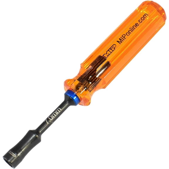 CHE-9804 7.0mm Metric Hex Nut Driver RC Tool  Precision Grip Hex Screwdriver with Deep Socket for RC Car Repair, Made 100% in USA