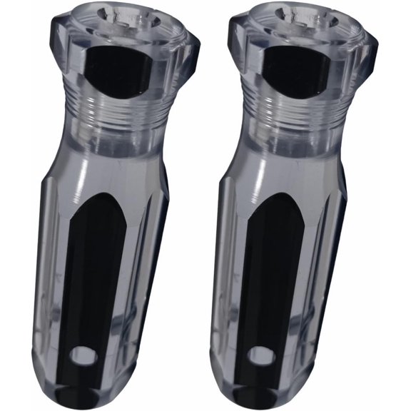 CHE-Blank Screwdriver Handles,2 Pieces Pre-Drilled Blank Screwdriver Handles,Replacement Grips for Tools DIY