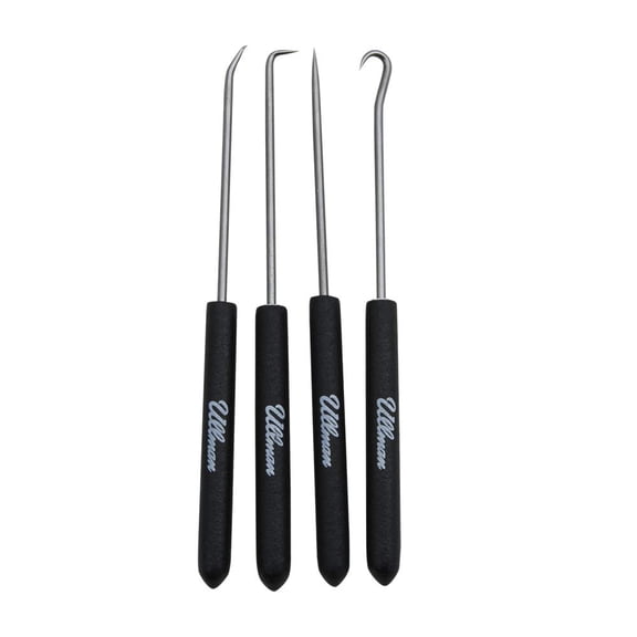 CHE-Devices CHP4 Hook and Pick Set with Textured Cushion Grip Handles, 6-7/8", 4-Piece