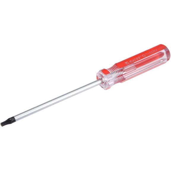 CHE-Magnetic Tip Torx Screwdriver, T15 Security Magnet Star Head Screw Driver with 4" CR-V Shaft and Non-Slip Handle