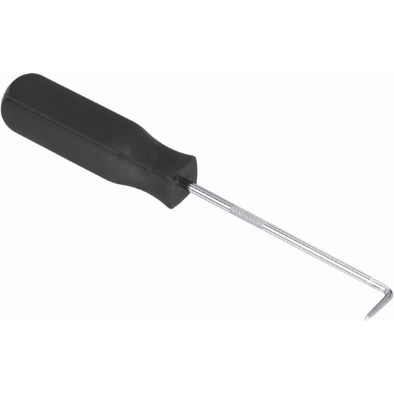 CHE-O-Ring 90 Degree Pick 142mm, Oil Seal Gasket Precision Screwdriver Puller Remover Removal Tool, Black
