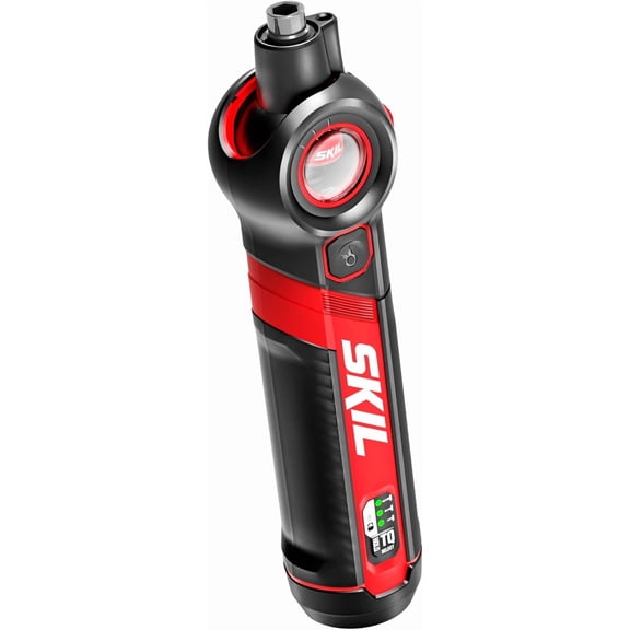 CHE-SKIL Twist 2.0 Rechargeable 4V Screwdriver with Pivoting Head, Torque Setting, USB-C Charging Cable & 2PC Bit Set-SD5619-01