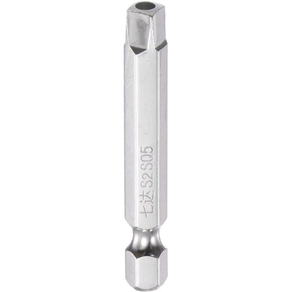 CHE-SQ5 Square Screwdriver Bit 1/4" Hex Shank 2" Length Magnetic Security Screw Driver Power Tool