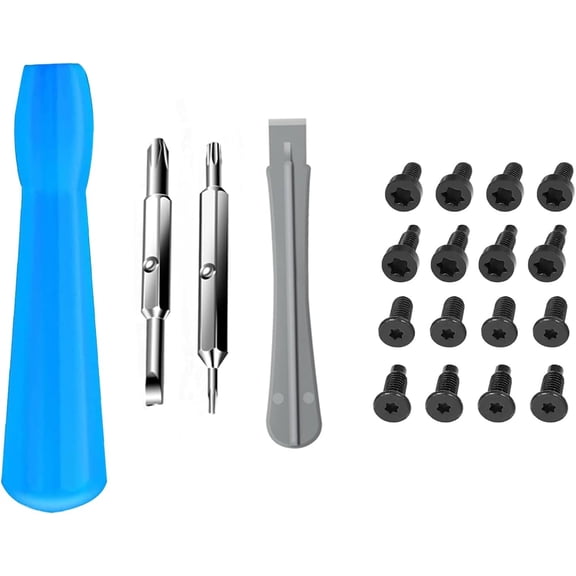 CHE-Screwdriver for Ring Doorbell Video Camera, Double Ended T6 T15 Screw Driver Tool Kit Set, Blue