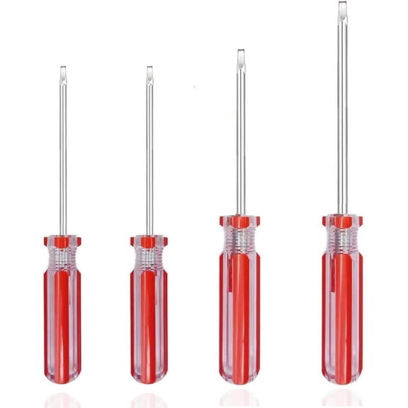 CHE-Square Head Screwdriver Set 4 Sizes, 4PCS Square Screwdriver Tool Kits Magnetic Tips SQ0 SQ1 SQ2 SQ3