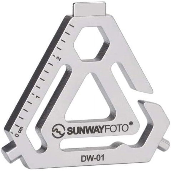 CHE-Sunwayfoto DW-01 Triangular Tool 2.5mm / 4mm Hex/Allen Wrench Screwdriver Multi-Tool Triangle