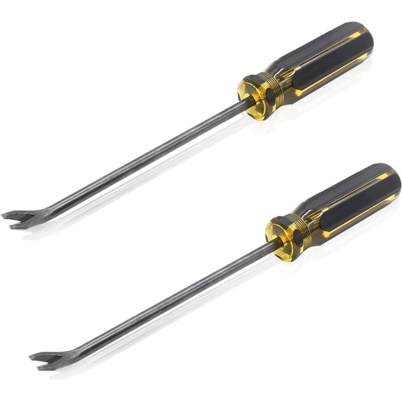 CHE-Tack Lifter, 3mm Nail Pullers, U Tip Nail Staple Rivet Tack Puller, Nail Screwdriver Removal Tool(2Pcs)