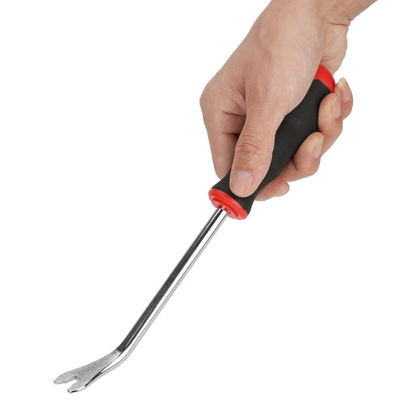 CHE-Tack Lifter Crowbar Pry Bar Staple Nail Rivet Puller Car Door Repair Buckle Trim Screwdriver Removal Pliers Rivet Demolition Remover Tool