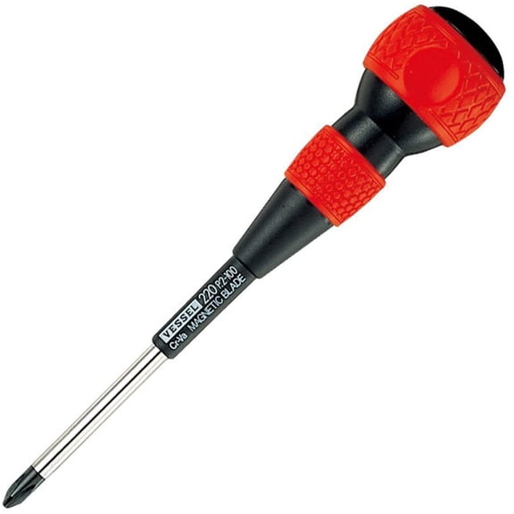 CHE-Vessel 220 Ball Grip +2x100 (JIS) Screwdriver