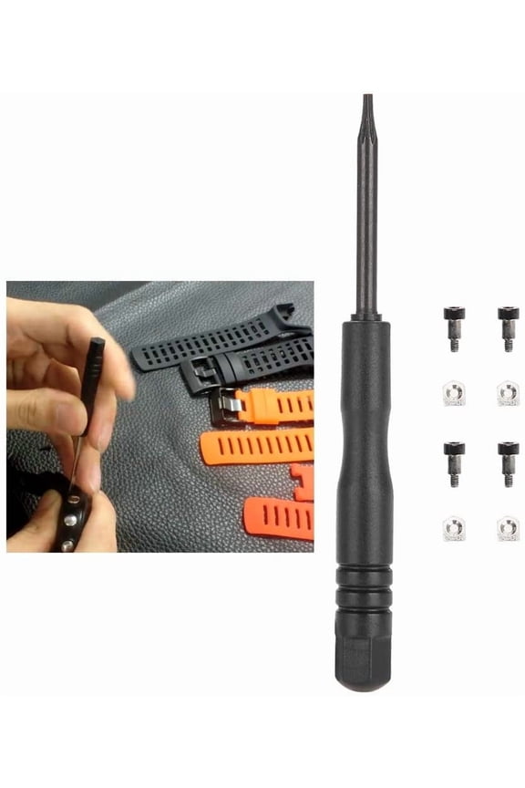 CHE-crew + Nut + Screwdriver Kit for Ambit 1 2 2s 3/Sport Run 3P 3S 3R Repair Replacement Tool Kit, High Precision Effective Traction for Smart Watch Wrist Strap