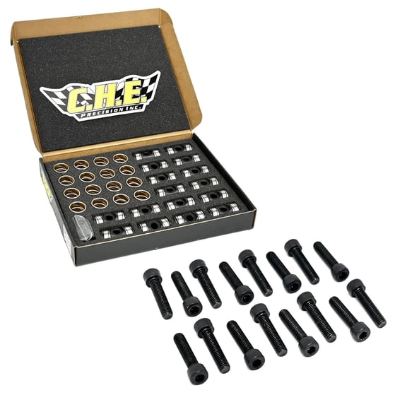 CHE4290 LS7 & Gen V LT Bushing Trunnion Kit with Rocker Arm Bolts Included | Fits 6.2L 7.0L LS7 LT1 LT4 L83 L84 L86 L87 Z06 427 Engines | Upgraded Rocker Trunnion Conversion Kit