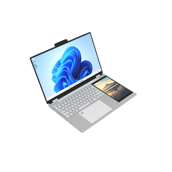 CHEAP FAST Windows 11 Laptop 15.6+7inch Dual Screen 16GB Ram 1TB SSD Notebooks