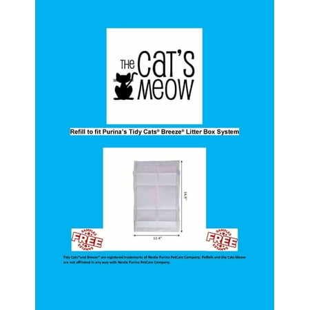 CHEAP NEW 80 The Cats Meow Generic Breeze Litter Box Pads Baking Soda Infused