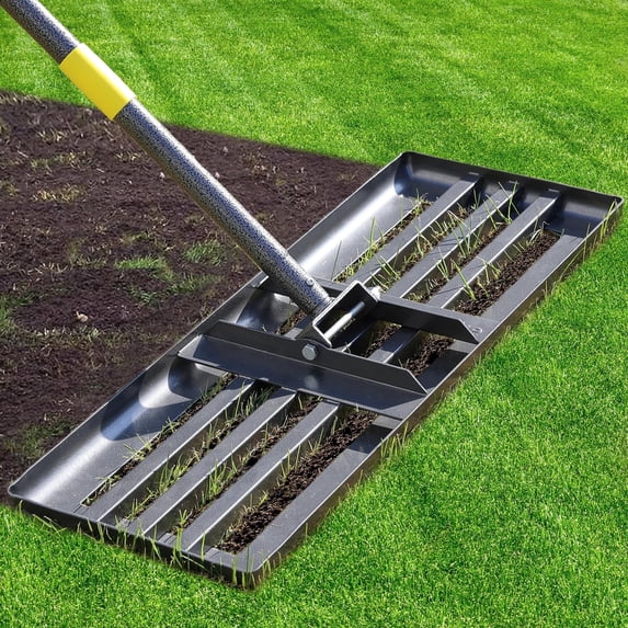5ft Level CHEASYOU Lawn Leveling Rake 5ft 30''×10'', Heavy Duty Level Tool with ...