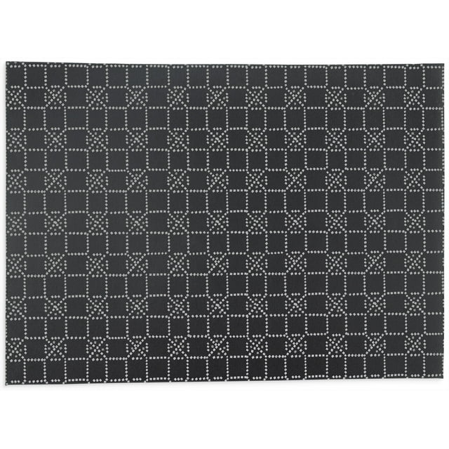 CHECKED BLACK Outdoor Rug By Kavka Designs
