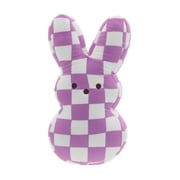 PEEPS  Checkered Purple Bunny Plush for Easter