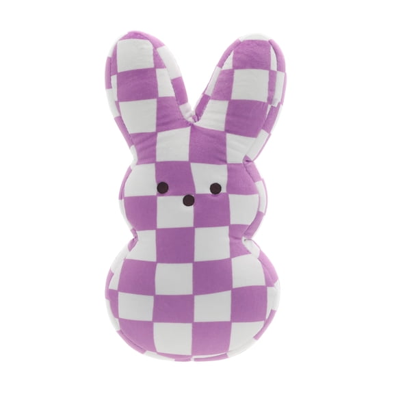 PEEPS Checkered Purple Bunny Plush for Easter