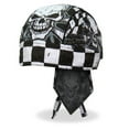 thumbnail image 1 of CHECKERED FLAGS HEADWRAP - Officially Licensed Original Checkered Flags Design Lightweight Biker Machine Wash Head Wrap, 1 of 1