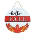 CHEEPUM 1 PCS Front Door Hanging Sign Plaque Fall Door Porch