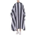 CHEEPUM Adjustable Stripe Hairdressing Gown Hair Cutting/Barbers Cape