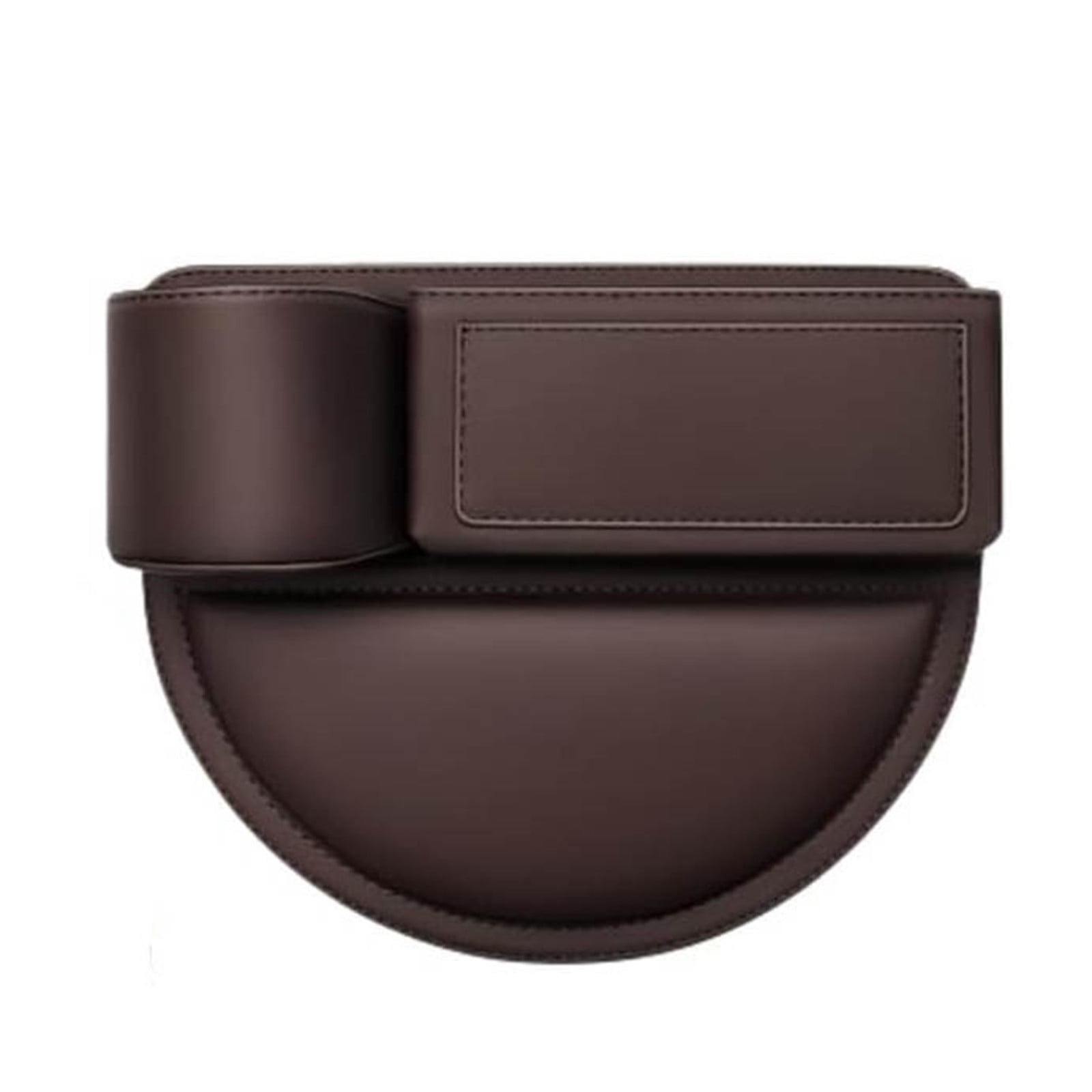 CHEEPUM Car Leather Cup Holder Bag 2024 New Seat Storage Box Adjustable