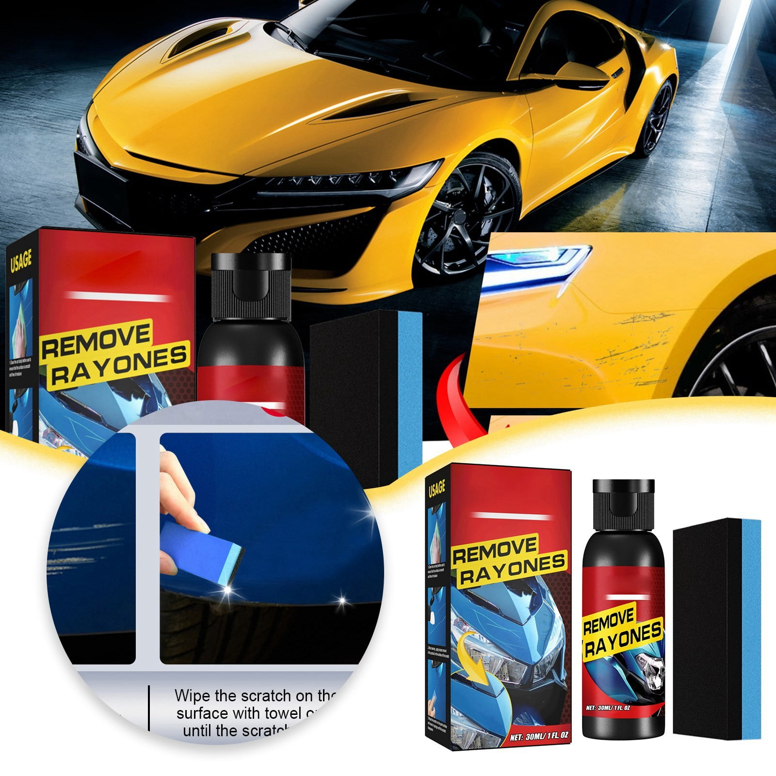 CHEEPUM Car Protectant Exterior “Car Paint Scratch Kit To Scratches