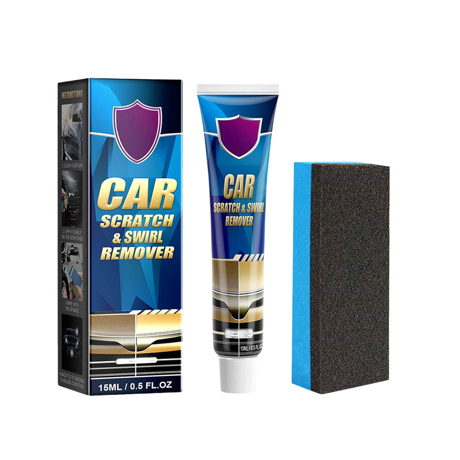 CHEEPUM Car Scratch Remover Kit 2024 Upgrade Scratch Wax For Car Car