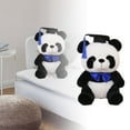 CHEEPUM Dolls 90s Graduation Memorial Plush Toy Doctor Bow Panda Doll