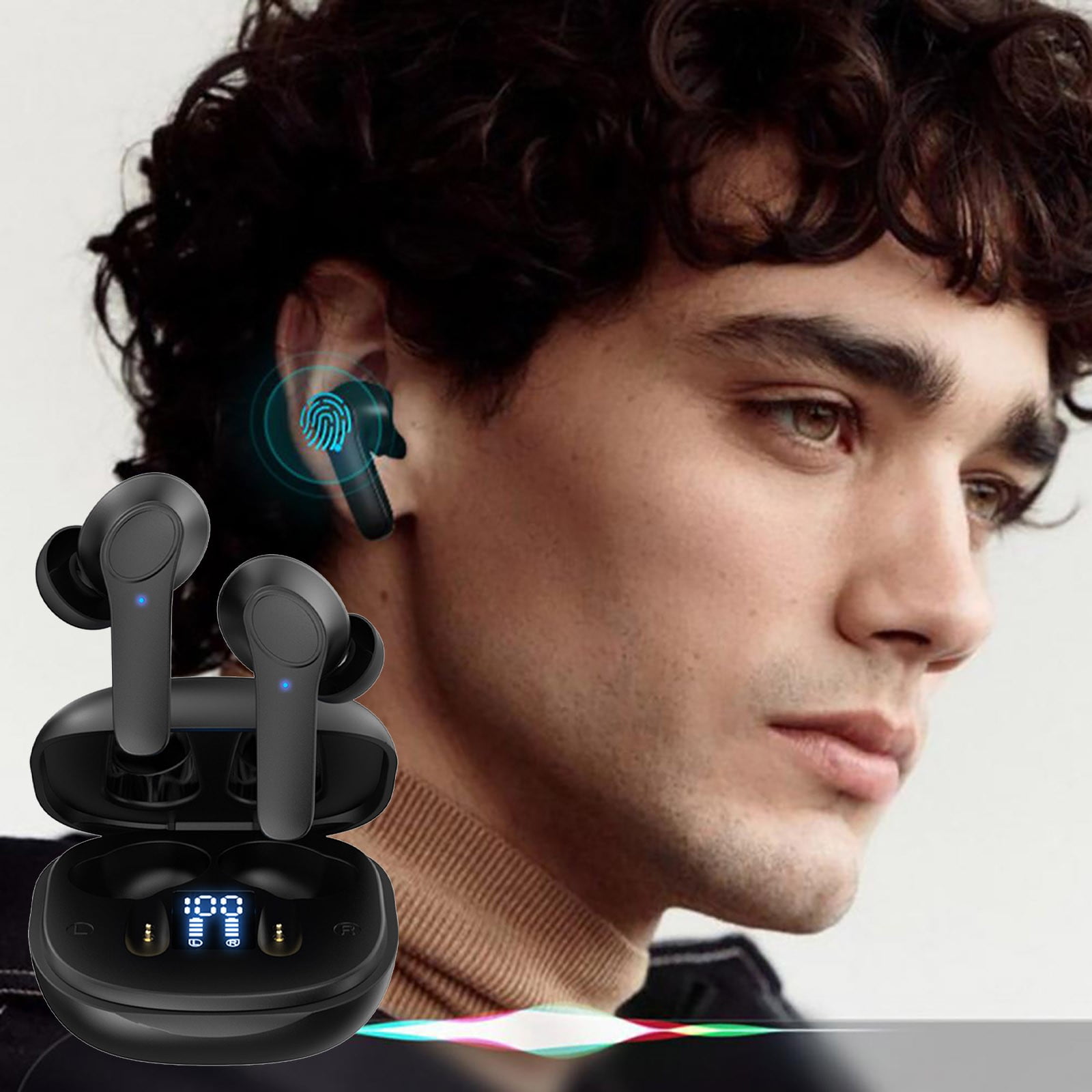 CHEEPUM Earbuds That Look like Hearing B11 5.0 Wireless Headphones