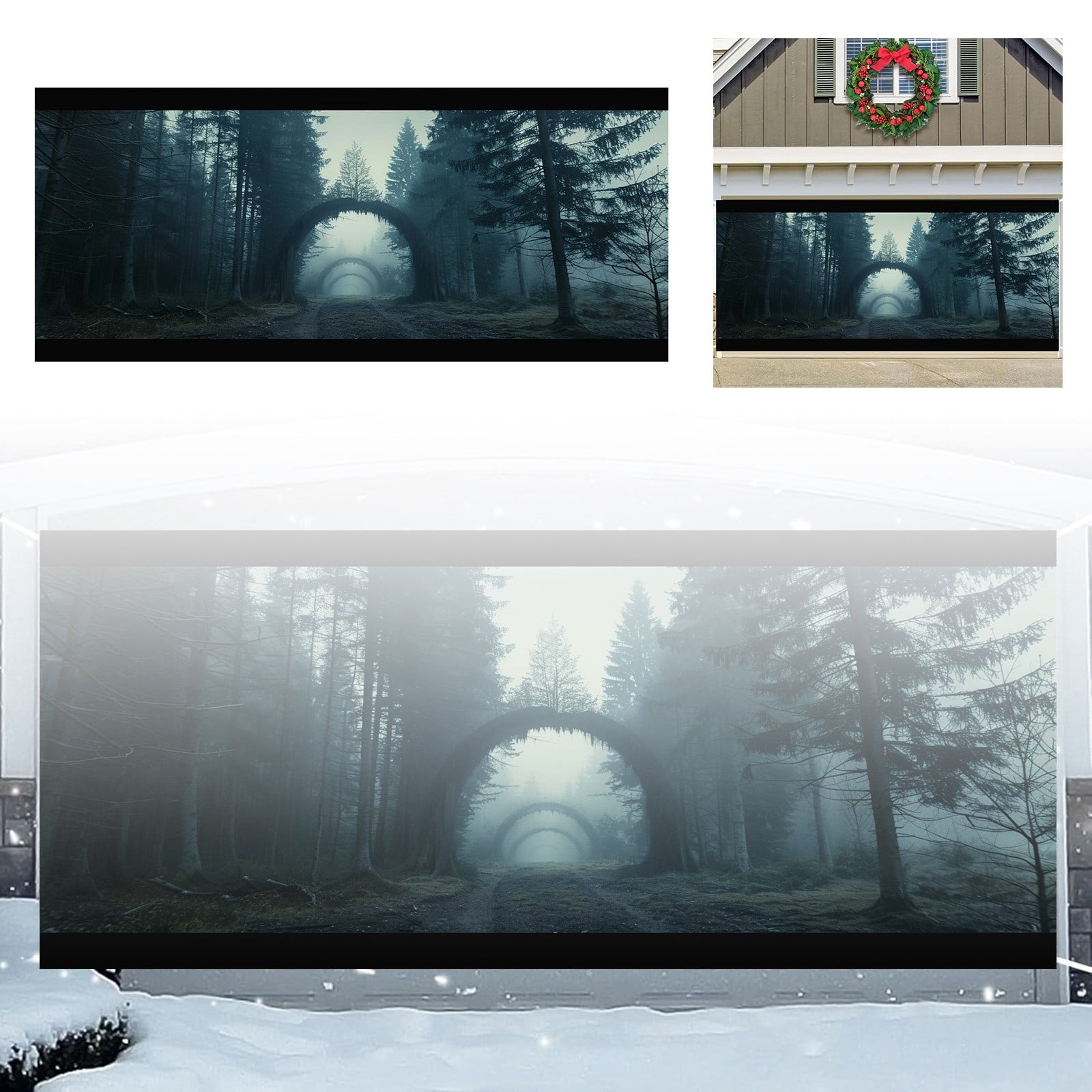 CHEEPUM Flag Tape Outdoor Banner Post Set Bring The Of To Your Garage