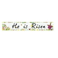 CHEEPUM Garden Flag Holder Stand with Solar Light Couplets Icing Easter Banner Hanging Flags