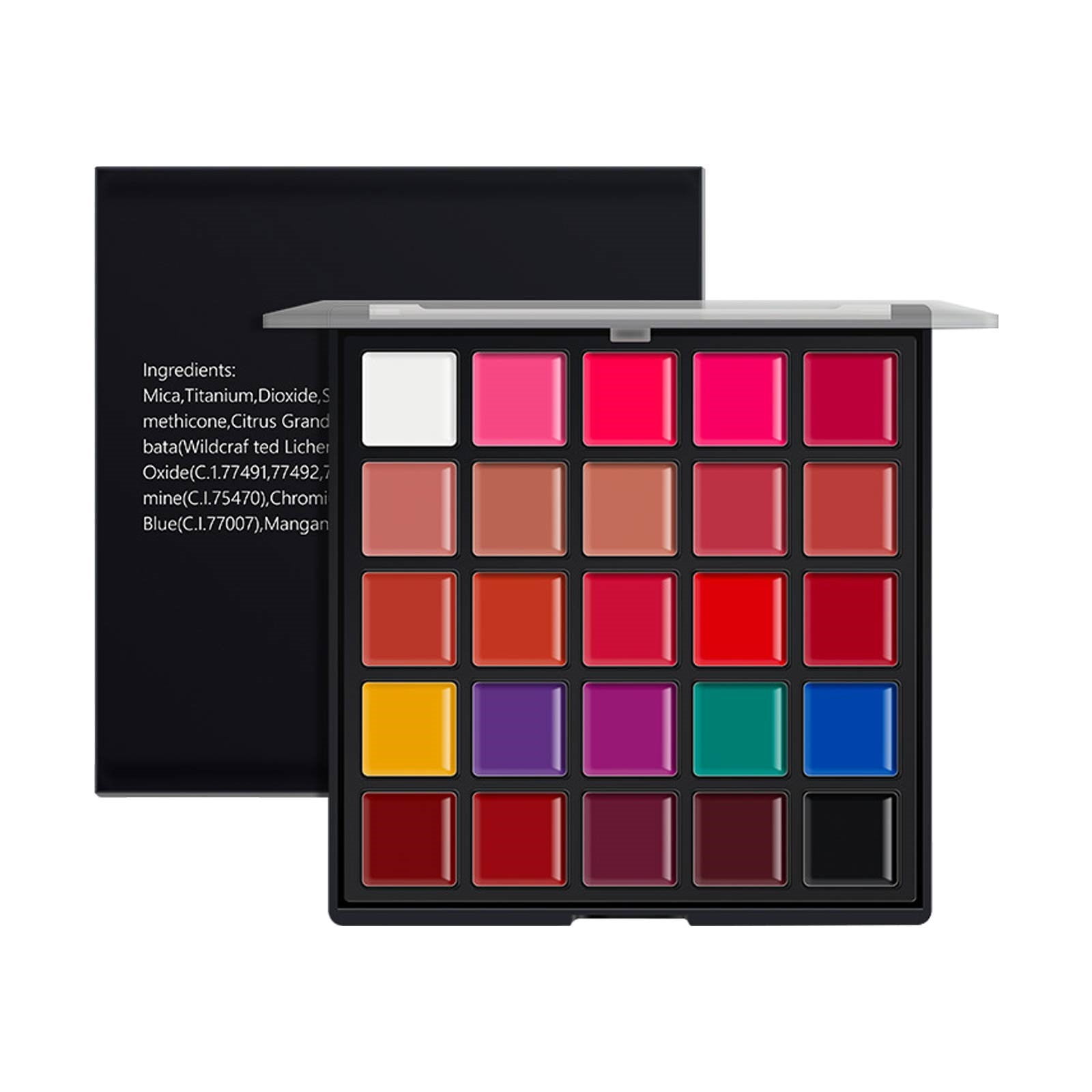 CHEEPUM Items under 5 Lipstick Plate 25 Color Lip Gloss Moisturizing