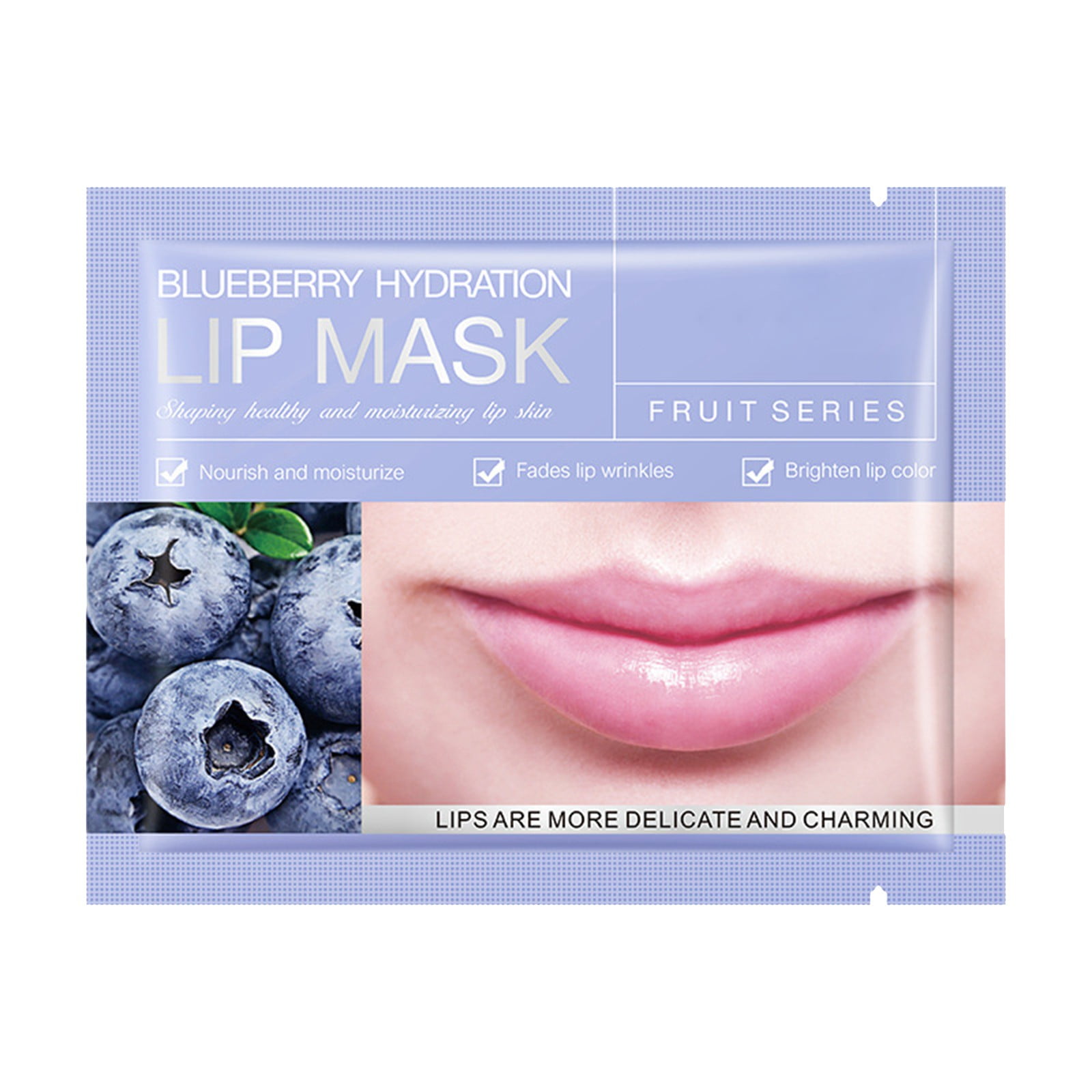 CHEEPUM Korean Men Skin Care Set Fruit Lip Film Sheet Fades Lip Skin