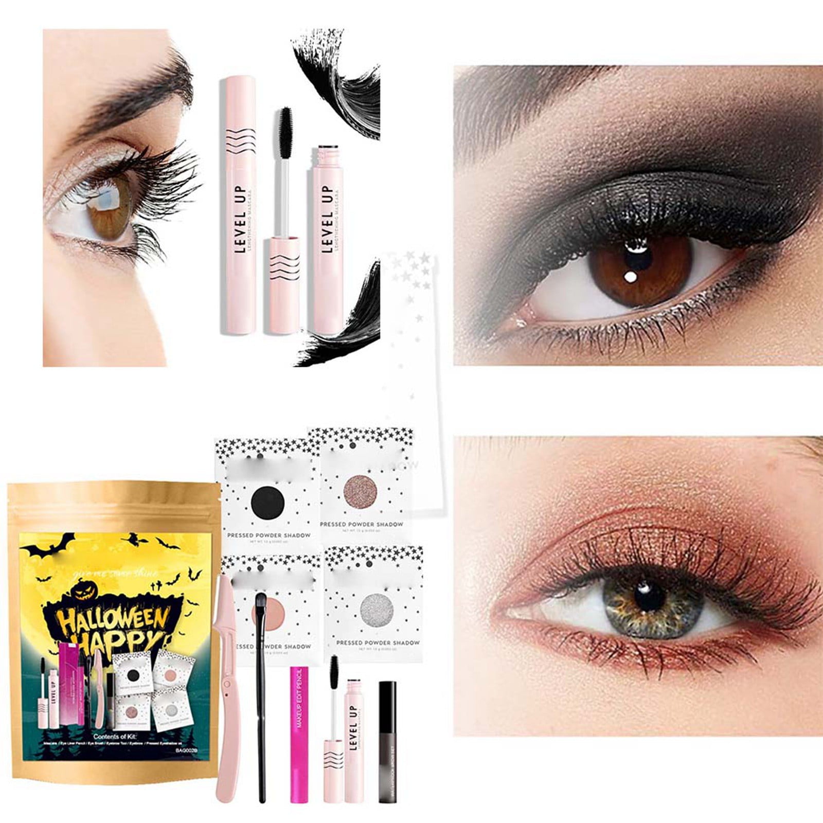 CHEEPUM Makeup Set Portable Travel Set Eye And Lip Makeup Combination