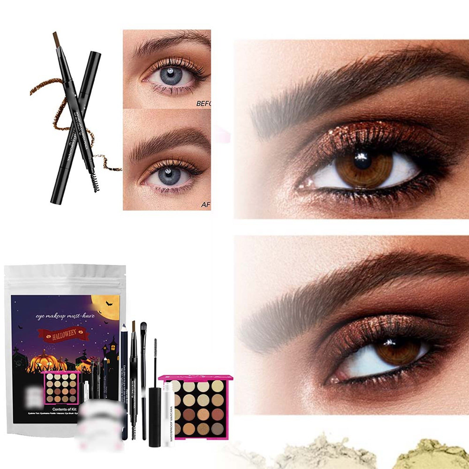 CHEEPUM Makeup Set Portable Travel Set Eye And Lip Makeup Combination