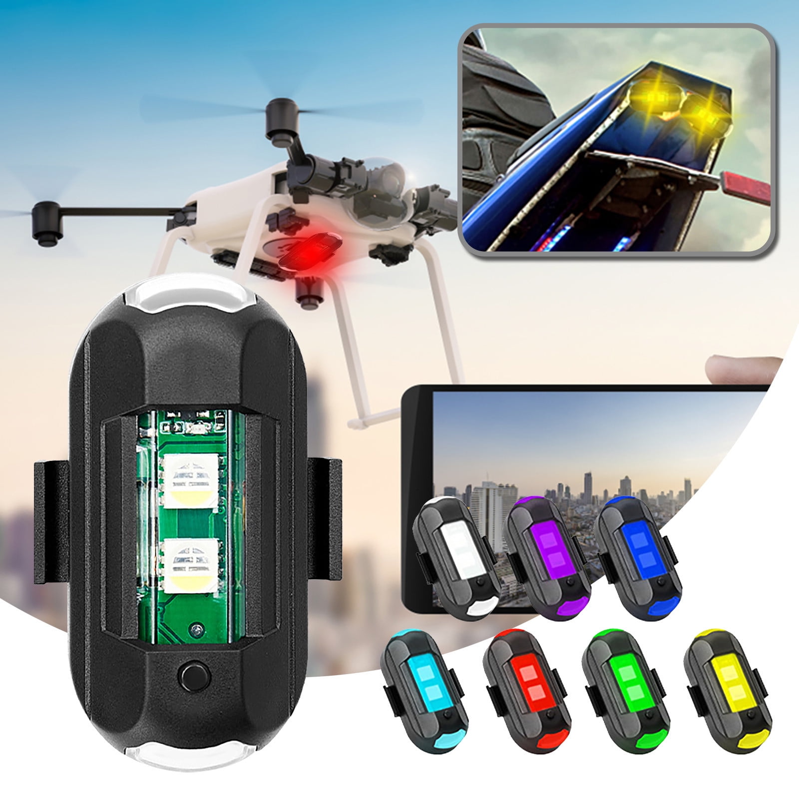 CHEEPUM Neon Lights for Automotive Strobe Light Ultra Lightweight