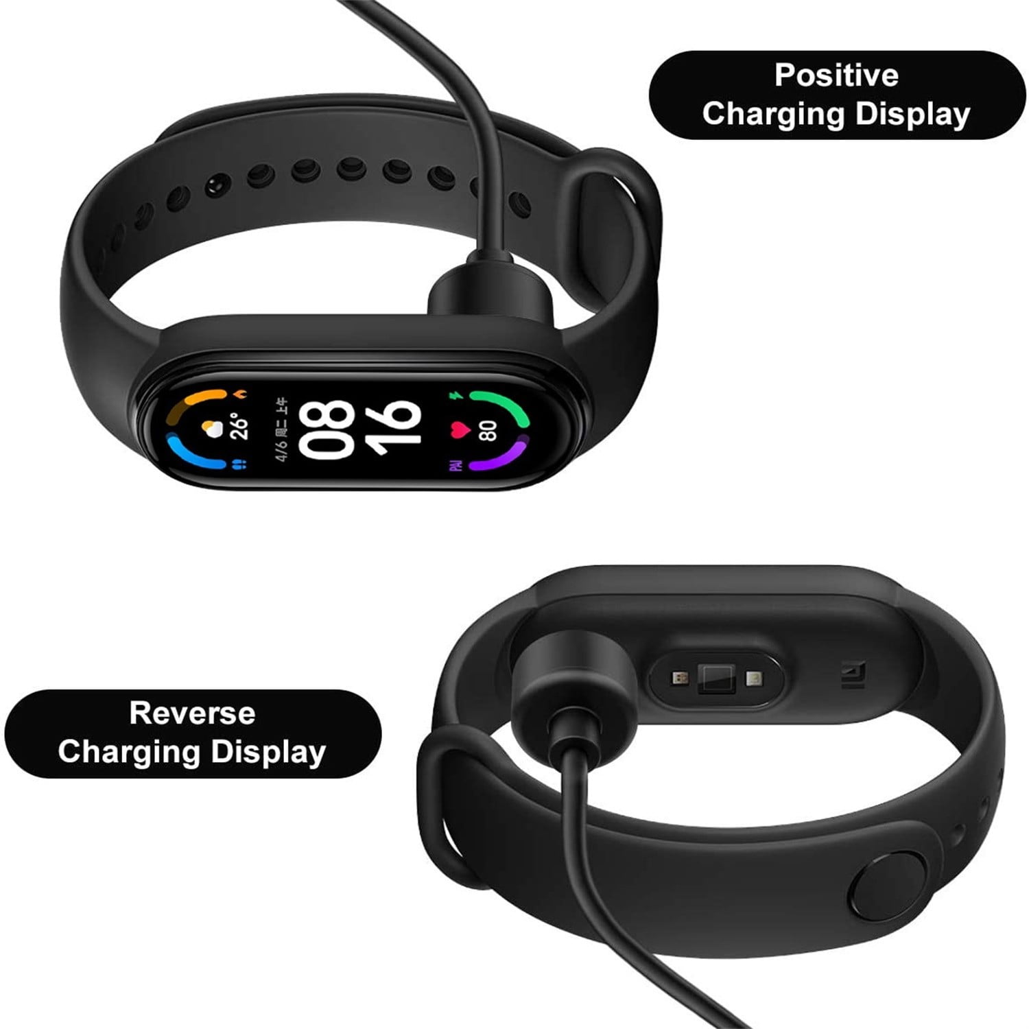 CHEEPUM Smart Bit USB Charging Data Cradle Dock Charger For Xiaomi Mi Band 6 Bracelet Mens Smart