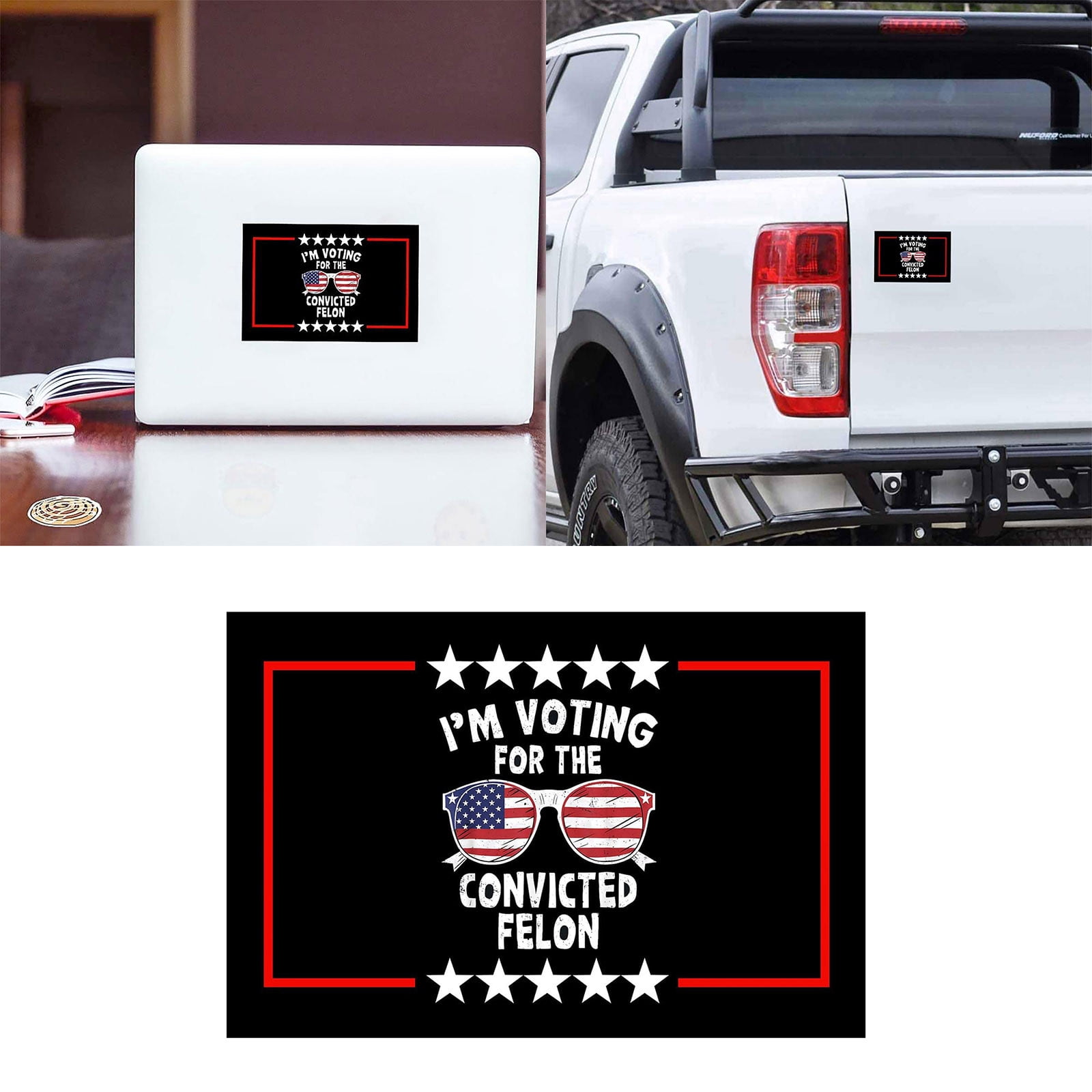 CHEEPUM Stickers Cars I For Convicted Felons With Interesting Support