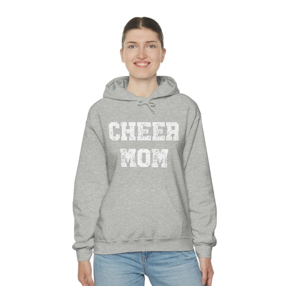 CHEER MOM Hoodie, Cheerleader Mom Gift for Her, Cheer Mom Sweatshirt