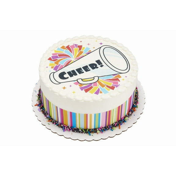 CHEER & TUMBLING ROUND CAKE